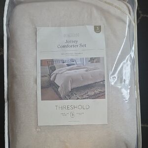 Threshold Jersey Comforter Set - Cream